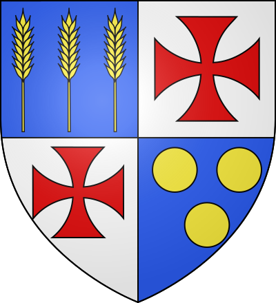 Blason de la commune Blaudeix