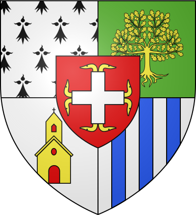 Blason de la commune La Chapelle-Gaceline