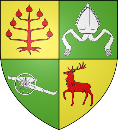 Blason de la commune Huby-Saint-Leu
