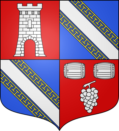 Blason de la commune Mareuil-sur-Ay