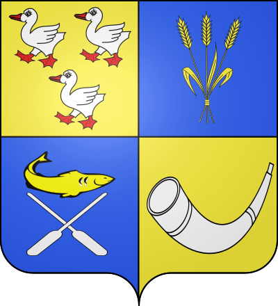 Blason de la commune Méricourt-sur-Somme