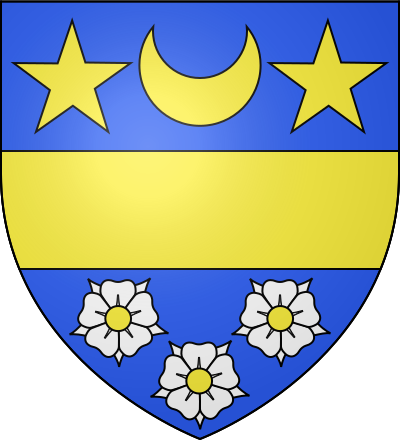 Blason de la commune Parçay-les-Pins