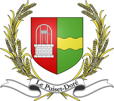 Blason de la commune Le Puiset-Doré