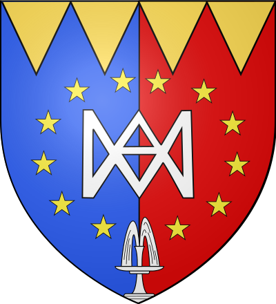 Blason de la commune Quézac