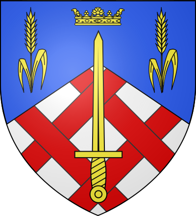 Blason de la commune Saint-Georges-des-Gardes