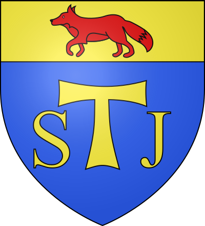 Blason de la commune Saint-Jean-de-Touslas