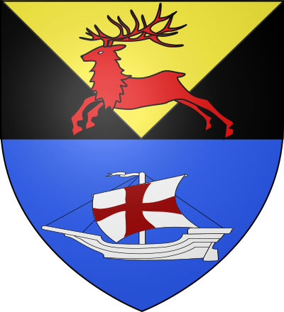 Blason de la commune Saint-Même-le-Tenu