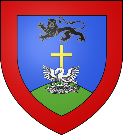 Blason de la commune Saint-Quentin-lès-Beaurepaire