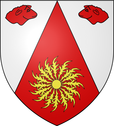 Blason de la commune Saint-Rome-de-Dolan