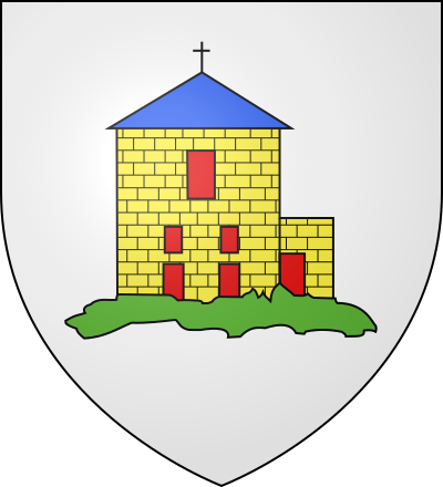 Blason de la commune Sainte-Agnès