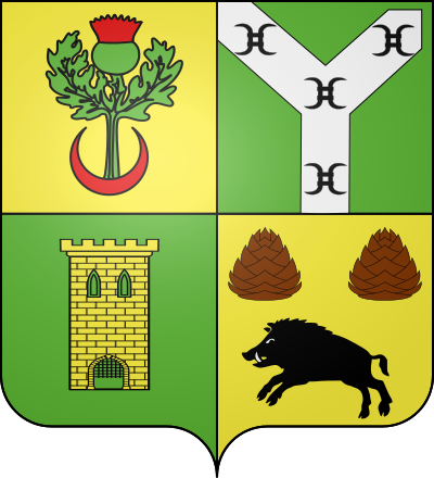 Blason de la commune Vaulandry