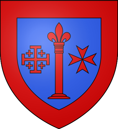 Blason de la commune Villedieu-la-Blouère