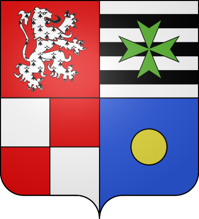 Blason de la commune Bâgé-Dommartin