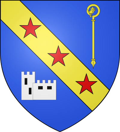 Blason de la commune Bourg-Saint-Christophe