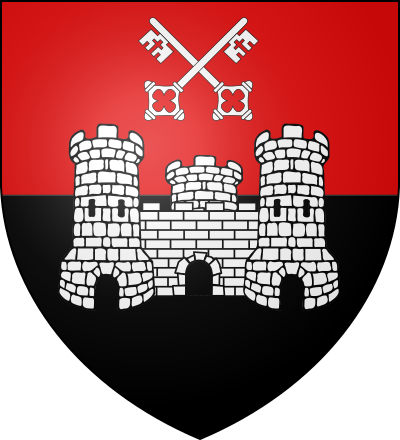 Blason de la commune Château-Gaillard