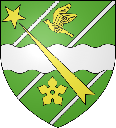 Blason de la commune Manziat