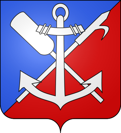 Blason de la commune Saint-Laurent-sur-Saône