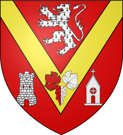 Blason de la commune Vaux-en-Bugey