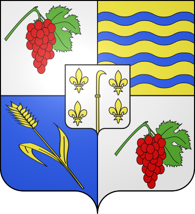 Blason de la commune Charly-sur-Marne