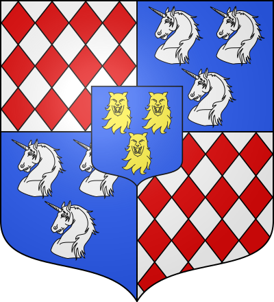 Blason de la commune Courtemont-Varennes