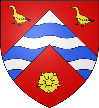 Blason de la commune Fontenoy