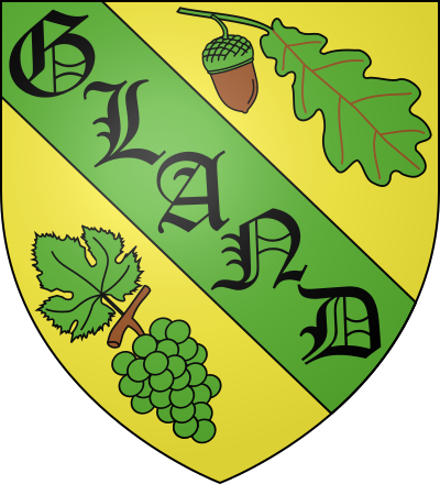 Blason de la commune Gland