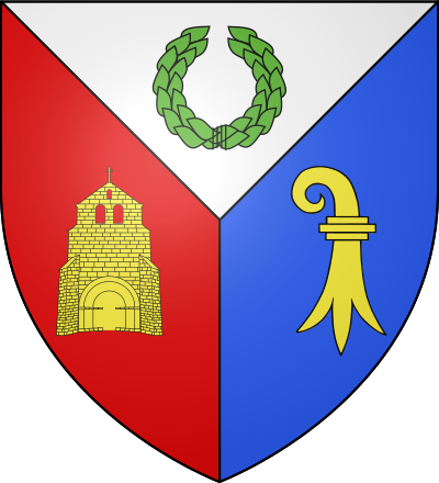 Blason de la commune La Chapelaude