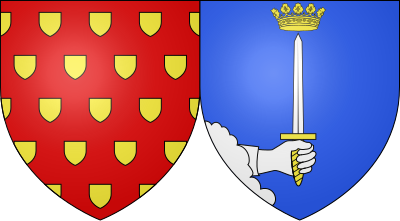 Blason de la commune Cusset