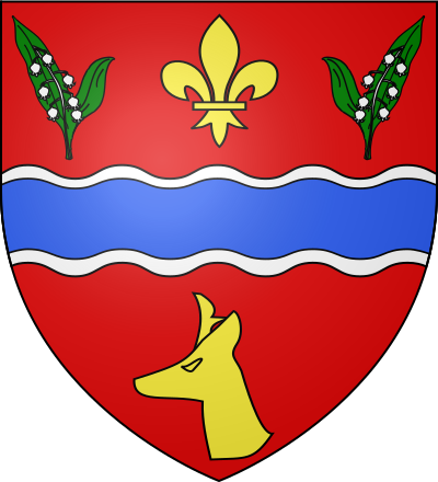Blason de la commune Marcenat