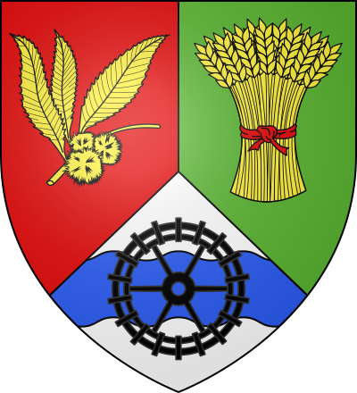Blason de la commune Mesples
