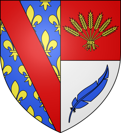 Blason de la commune Paray-le-Frésil