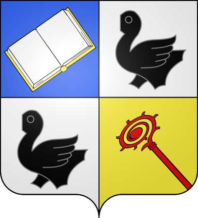 Blason de la commune Saint-Aubin-le-Monial