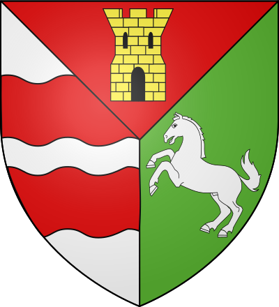 Blason de la commune Saligny-sur-Roudon