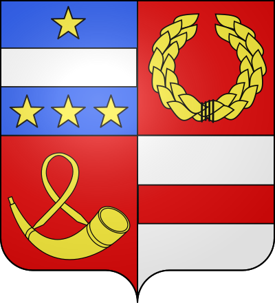 Blason de la commune Vallon-en-Sully