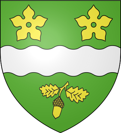 Blason de la commune Villeneuve-sur-Allier