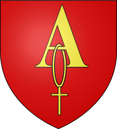 Blason de la commune Aubenas-les-Alpes