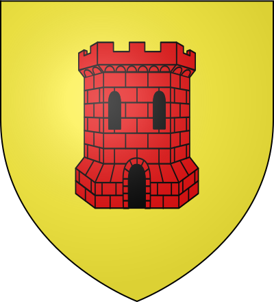 Blason de la commune Le Castellard-Mélan