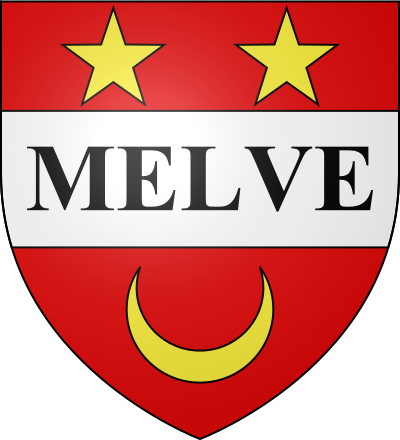 Blason de la commune Melve