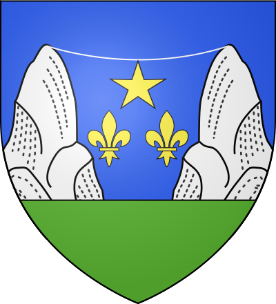 Blason de la commune Moustiers-Sainte-Marie