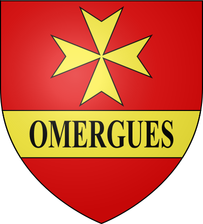 Blason de la commune Les Omergues