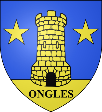 Blason de la commune Ongles