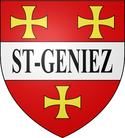 Blason de la commune Saint-Geniez