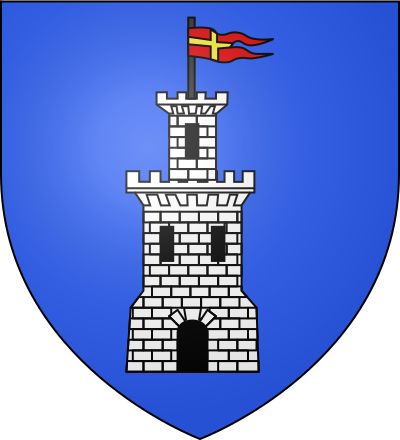 Blason de la commune Châteauvieux
