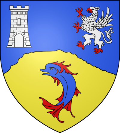 Blason de la commune La Rochette