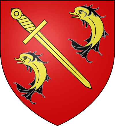 Blason de la commune Saint-Laurent-du-Cros