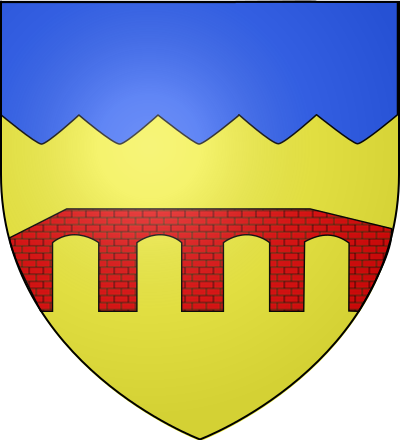 Blason de la commune Saint-Martin-de-Queyrières