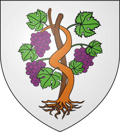 Blason de la commune Les Vigneaux