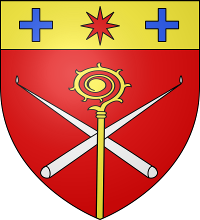 Blason de la commune Saint-Blaise