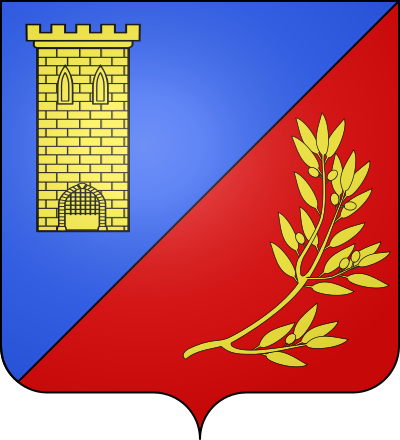 Blason de la commune Le Tignet