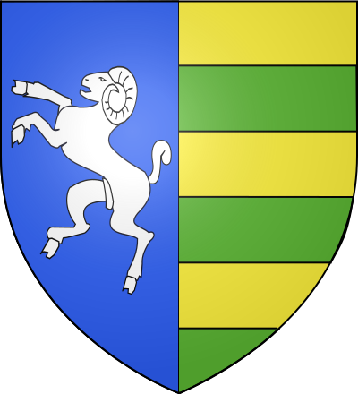 Blason de la commune Alboussière
